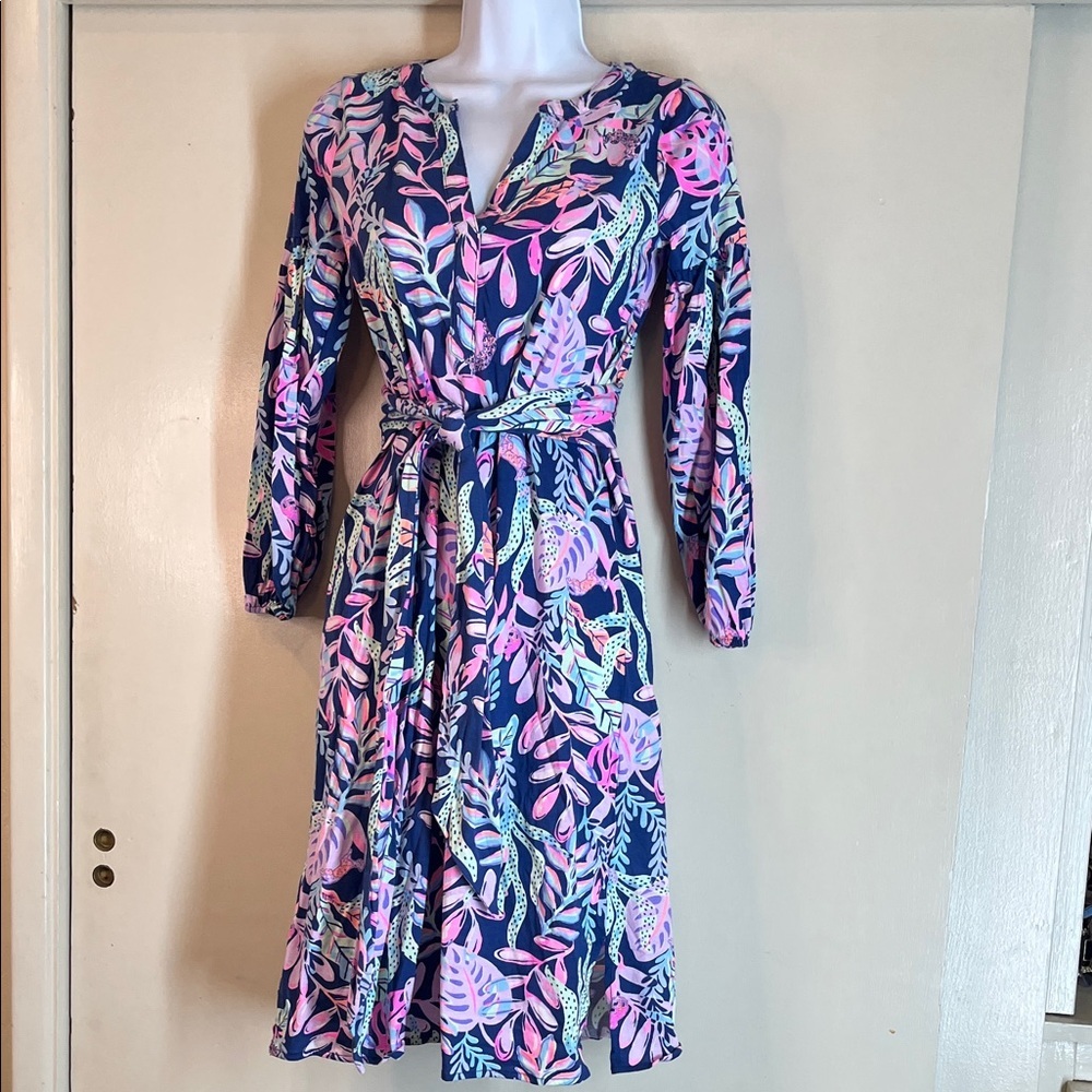 Lilly Pulitzer Floral Sea Print Women's Dress size XS